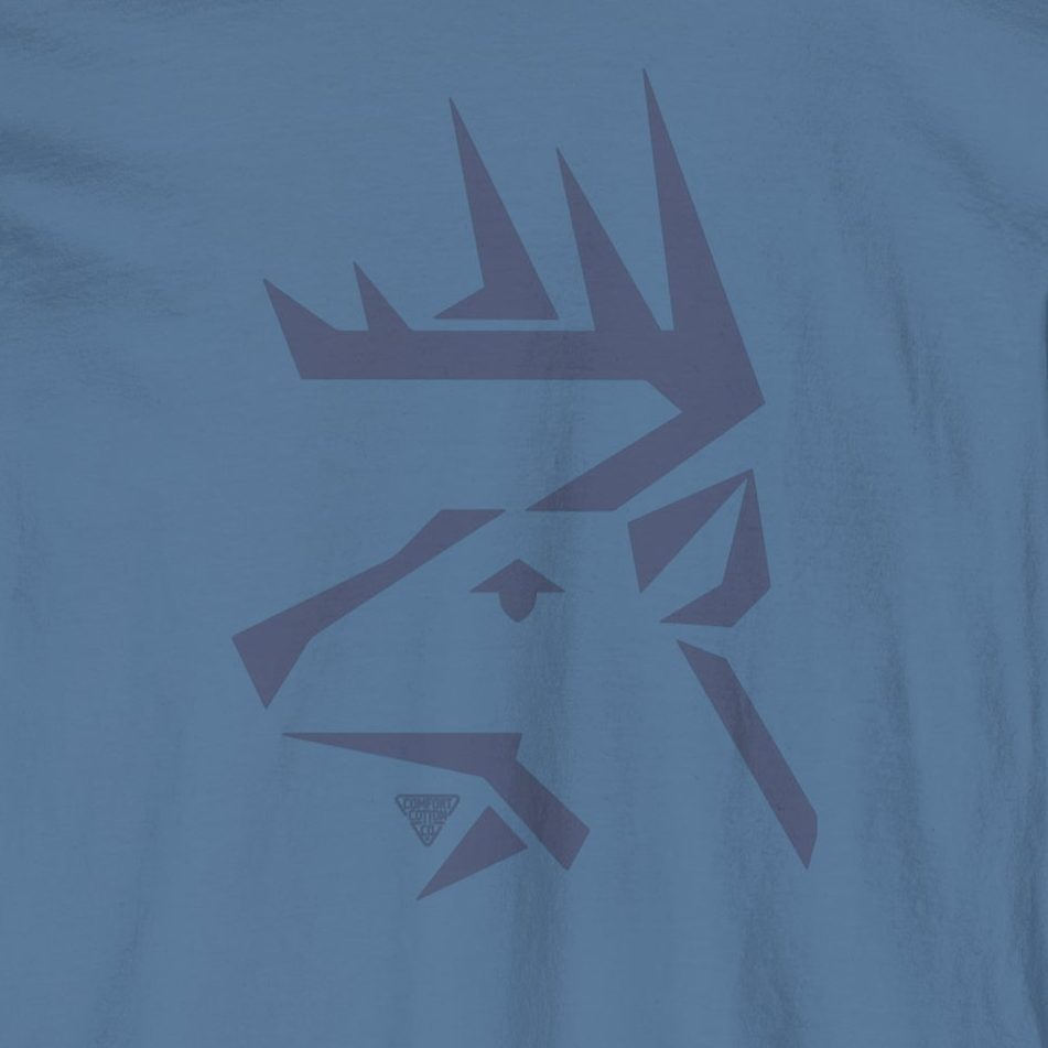 Antler Edge Long Sleeve Tee-Comfort Cotton