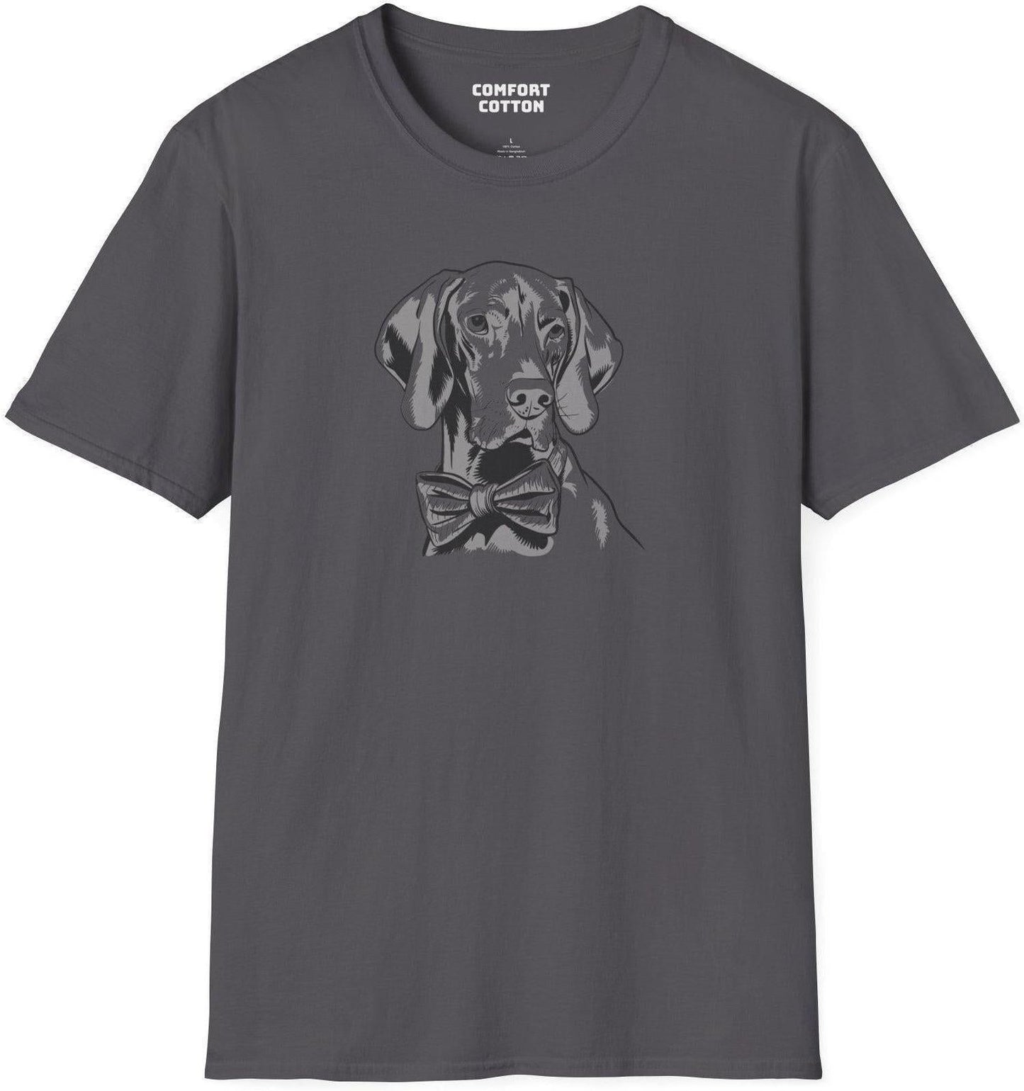 Bowtie Vizsla Premium Tee-Comfort Cotton