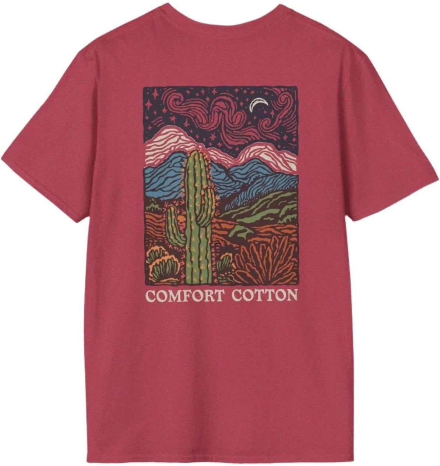 Cactus Cosmos Premium Tee-Comfort Cotton