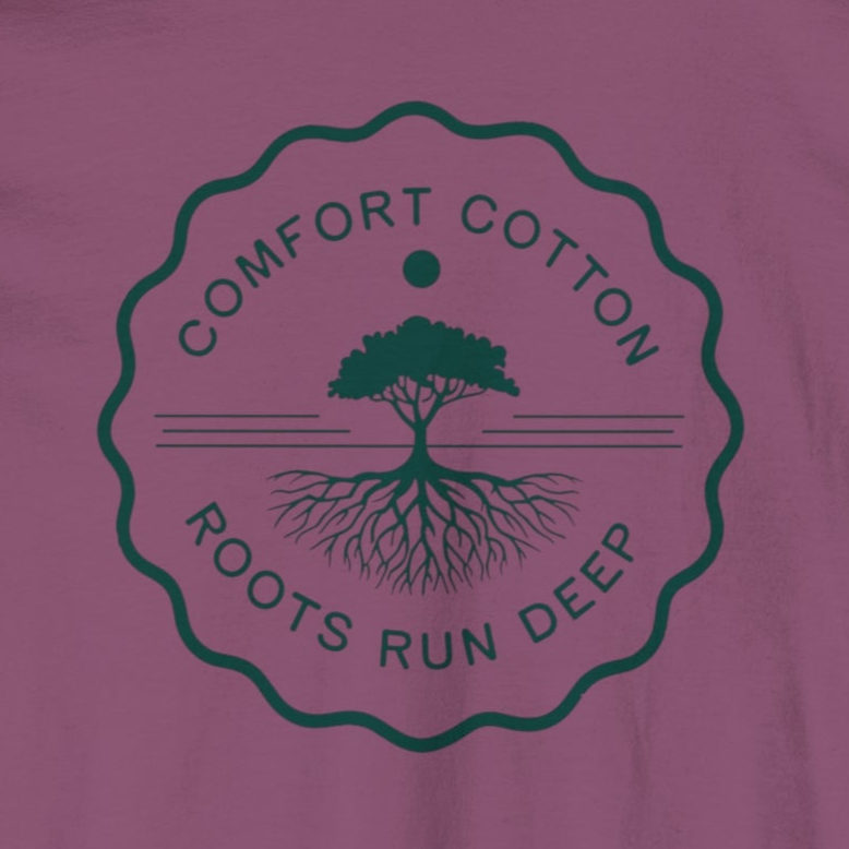 Deep Roots Long Sleeve Tee-Comfort Cotton