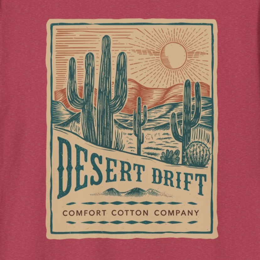 Desert Drift Premium Tee-Comfort Cotton