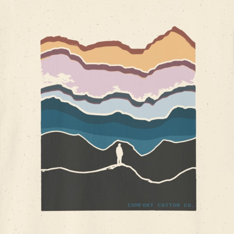 Mountain Layers Premium Tee-Comfort Cotton