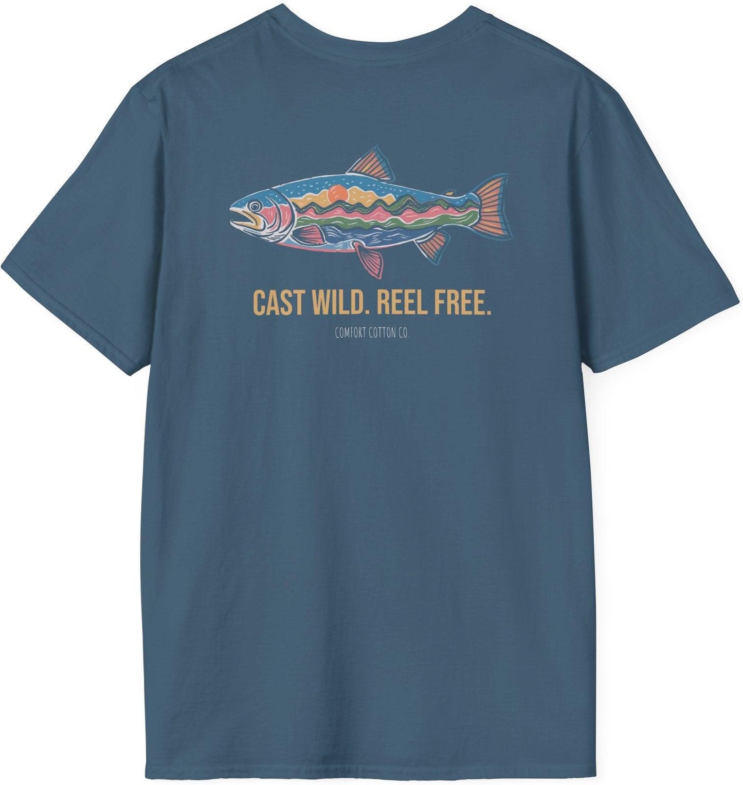 Painted Current Premium Tee-Comfort Cotton