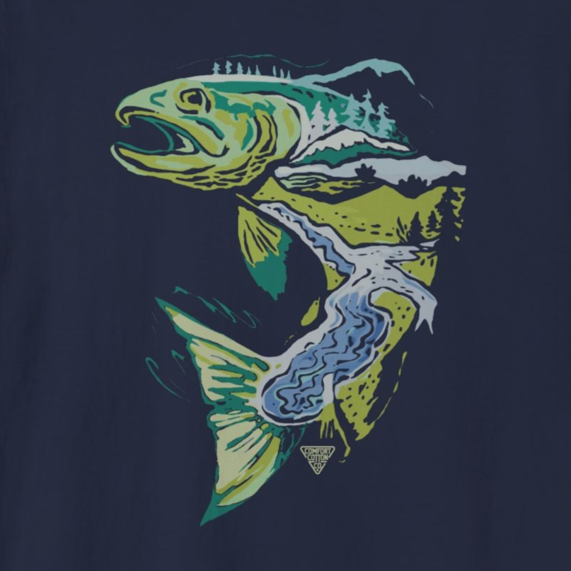 Wild Waters Premium Tee-Comfort Cotton