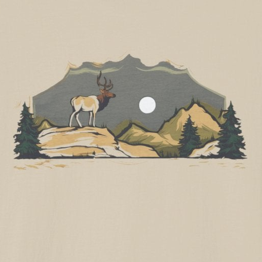 Majestic Elk Tee