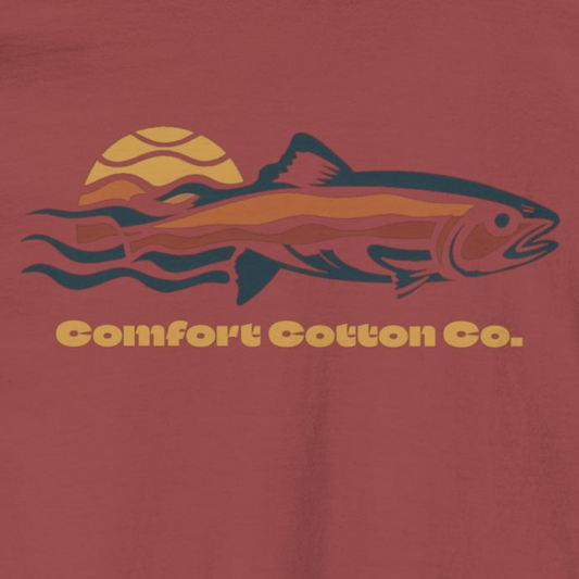 Sunset Trout Long Sleeve Tee