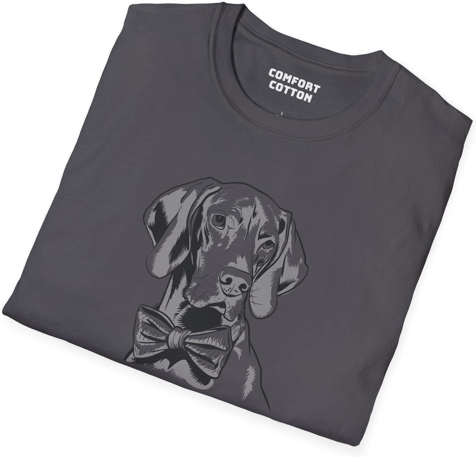 Bowtie Vizsla Premium Tee-Comfort Cotton