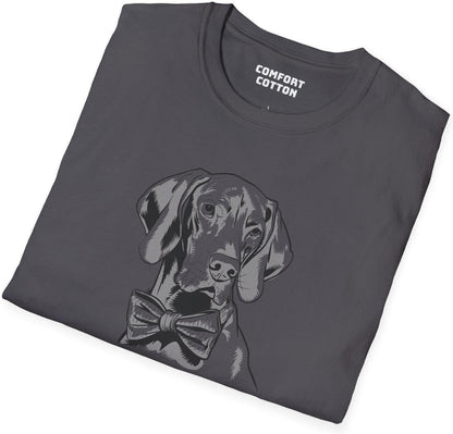 Bowtie Vizsla Premium Tee-Comfort Cotton