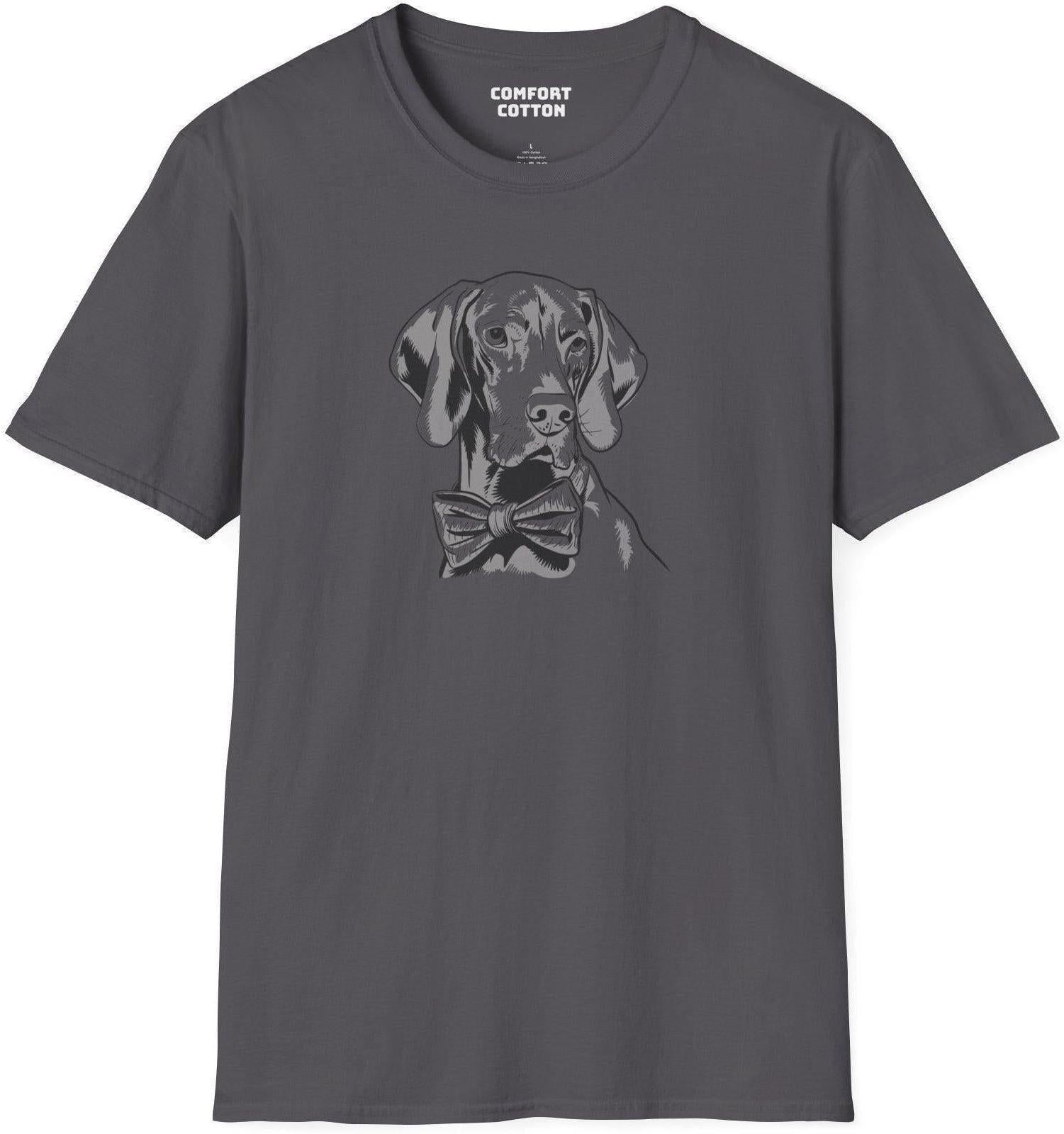 Bowtie Vizsla Premium Tee-Comfort Cotton