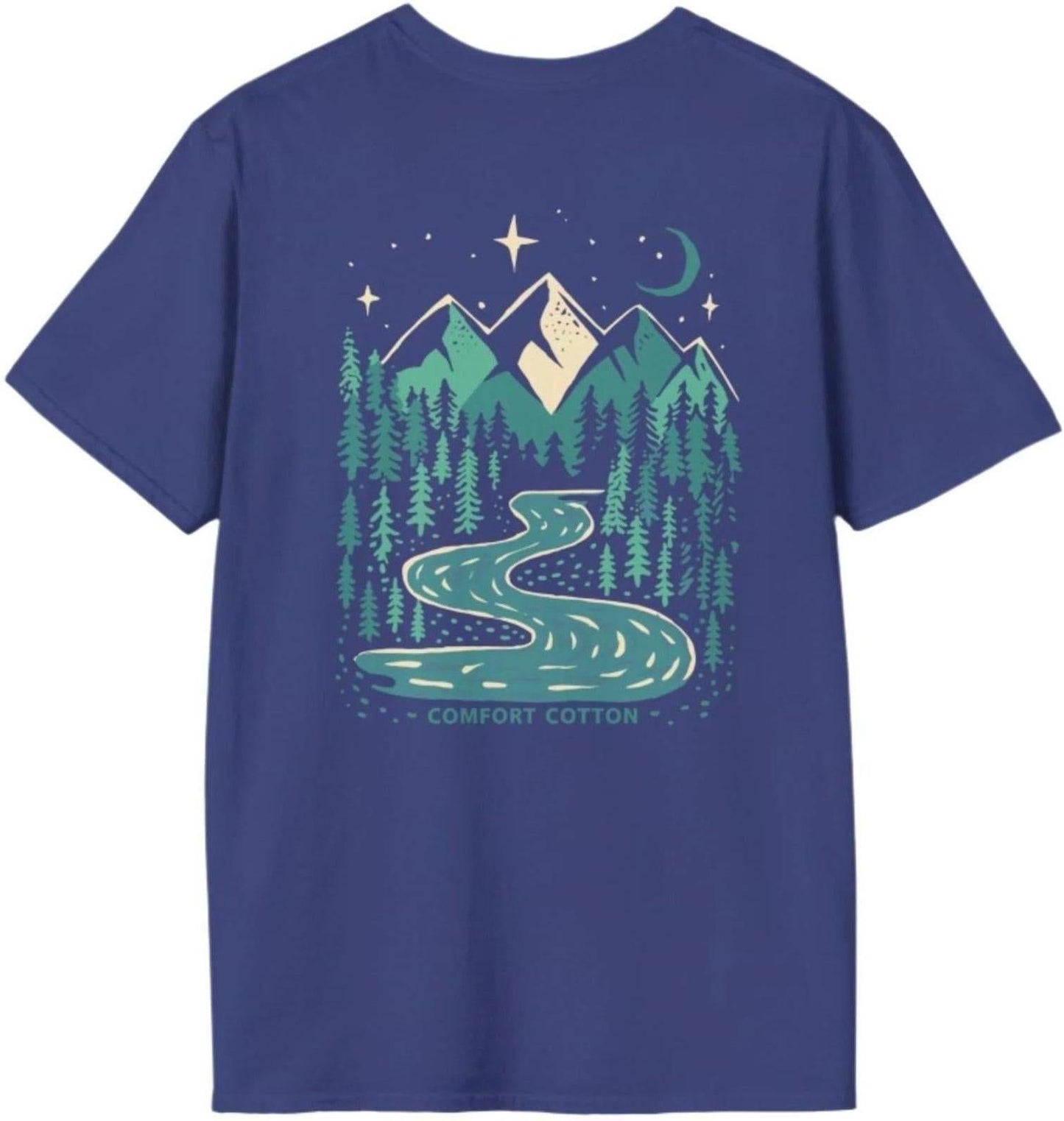 Cosmic Trail Premium Tee-Comfort Cotton