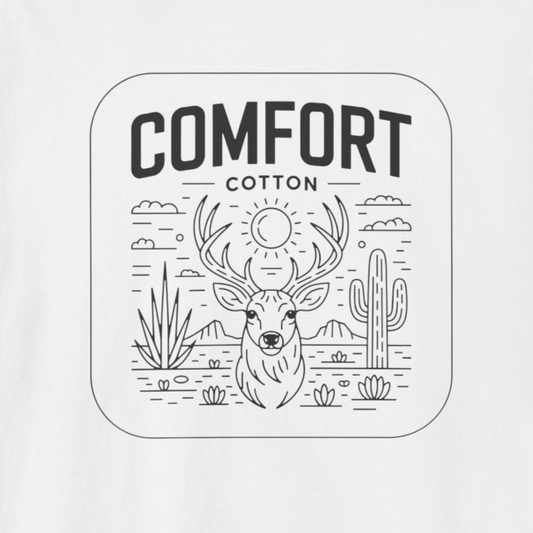 Desert Stare Premium Tee-Comfort Cotton