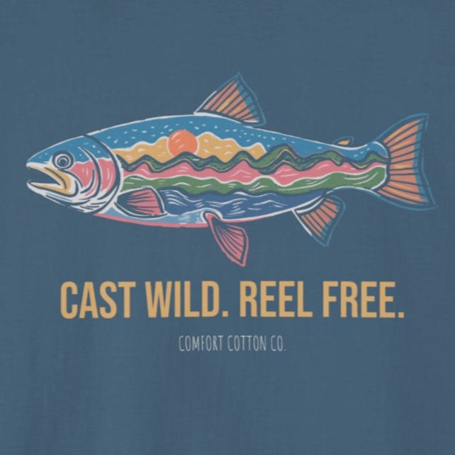 Painted Current Premium Tee-Comfort Cotton