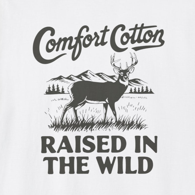 Raised Wild Premium Tee-Comfort Cotton