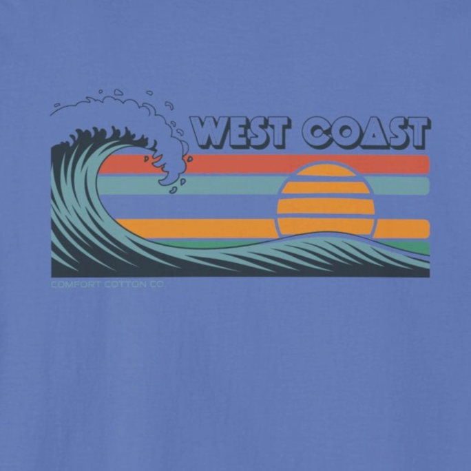 West Coast Premium Tee-Comfort Cotton
