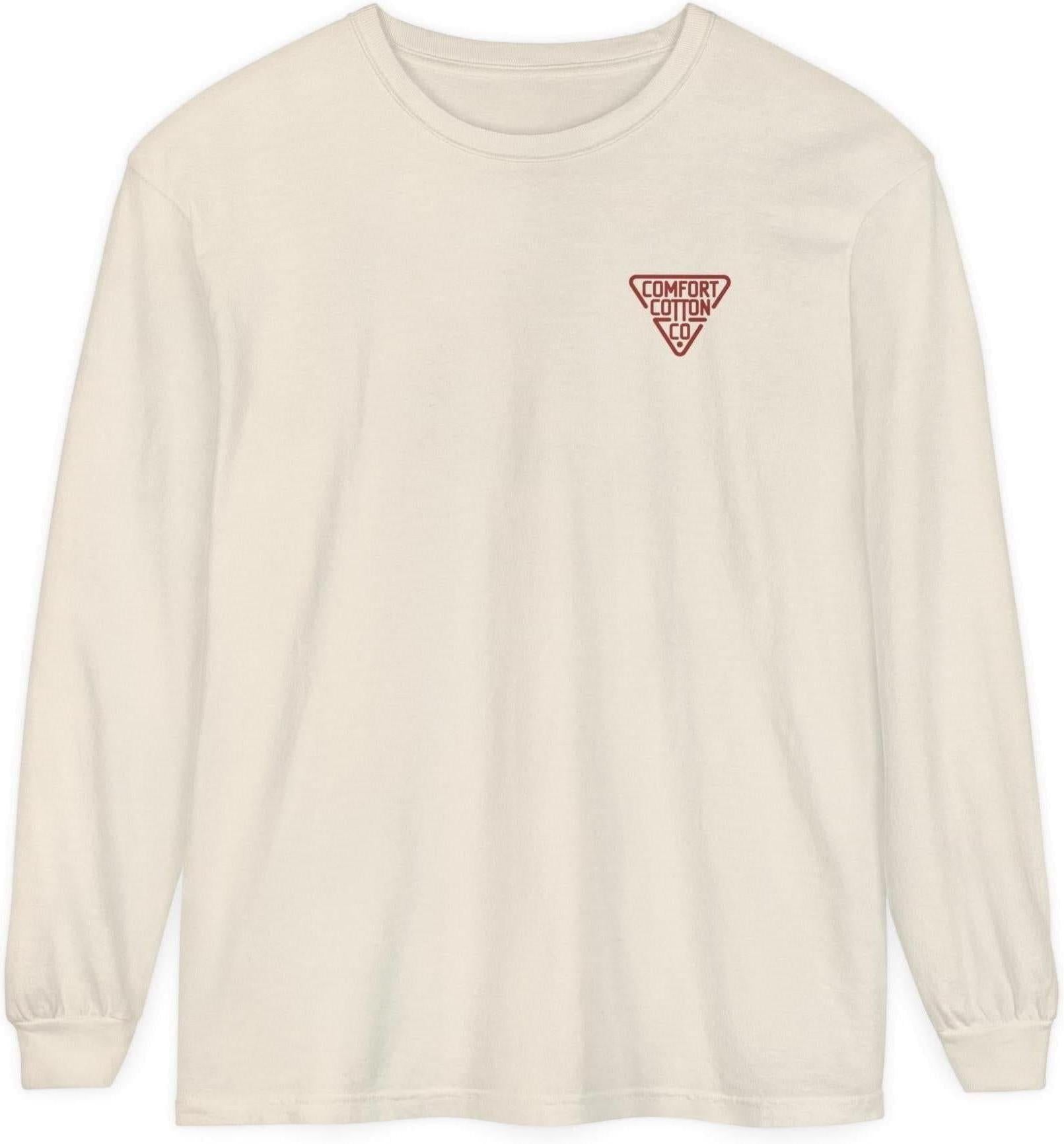 Wilderness Stag Long Sleeve Tee-Comfort Cotton